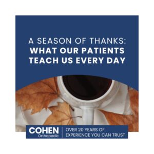 A Season of Thanks: What Our Patients Teach Us Every Day