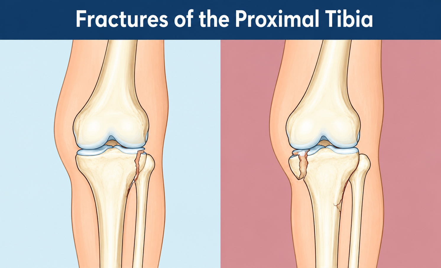 Proximal Tibia Fracture Comparison
