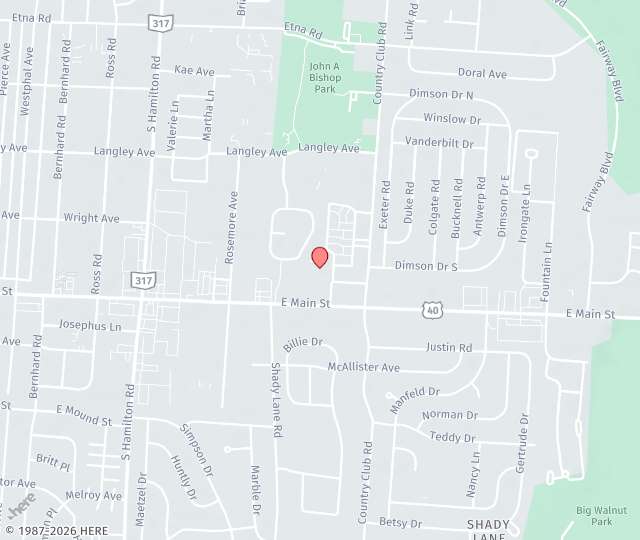 Location Map: 869 N. Bridge Street Chillicothe, OH 45601