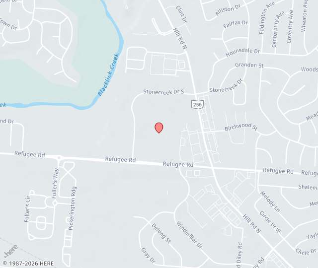 Location Map: 1010 Refugee Road Pickerington, OH 43147